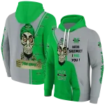 marshall thundering herd achmed skull green hoodie best selling