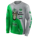 marshall thundering herd achmed skull green hoodie best selling
