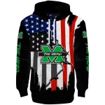 marshall thundering herd american pride black hoodie best selling