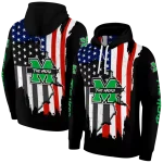 marshall thundering herd american pride black hoodie best selling