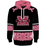 marshall thundering herd awareness ribbon black pink hoodie best selling