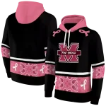marshall thundering herd awareness ribbon black pink hoodie best selling