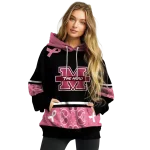 marshall thundering herd awareness ribbon black pink hoodie best selling