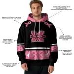 marshall thundering herd awareness ribbon black pink hoodie best selling