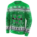 marshall thundering herd christmas trees green hoodie best selling