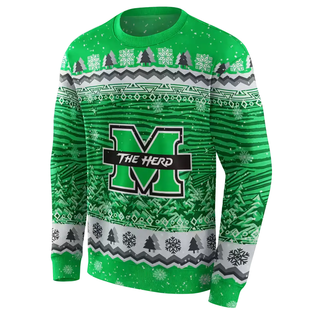 marshall thundering herd christmas trees green hoodie new arrival marshall thundering herd christmas trees green hoodie new arrival