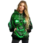 marshall thundering herd demonic skull green black hoodie best selling