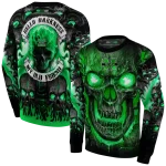 marshall thundering herd demonic skull green black hoodie best selling