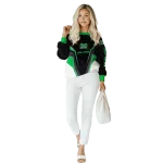 marshall thundering herd futuristic pattern green black hoodie best selling