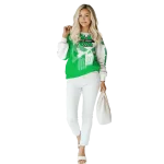 marshall thundering herd graphic punisher green white hoodie best selling