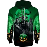 marshall thundering herd halloween vibes green black hoodie best selling