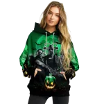 marshall thundering herd halloween vibes green black hoodie best selling