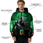 marshall thundering herd halloween vibes green black hoodie best selling