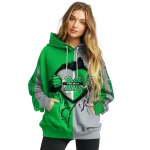marshall thundering herd heartbeat graphic green hoodie best selling