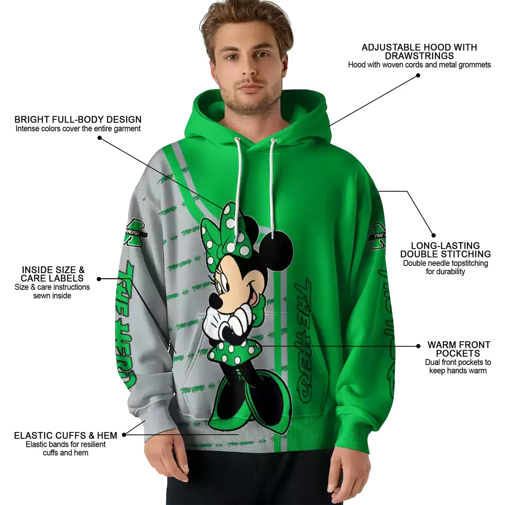 marshall thundering herd minnie mouse green hoodie latest model marshall thundering herd minnie mouse green hoodie latest model