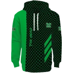 marshall thundering herd monogram pattern green hoodie best selling