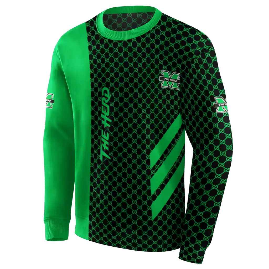 marshall thundering herd monogram pattern green hoodie new arrival marshall thundering herd monogram pattern green hoodie new arrival