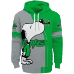 marshall thundering herd playful snoopy green hoodie best selling