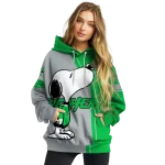 marshall thundering herd playful snoopy green hoodie best selling