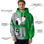 marshall thundering herd playful snoopy green hoodie best selling