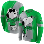 marshall thundering herd playful snoopy green hoodie best selling