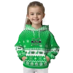 marshall thundering herd reindeer motif green hoodie best selling