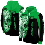 marshall thundering herd sugar skull green black hoodie best selling