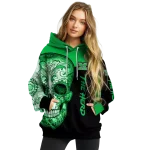 marshall thundering herd sugar skull green black hoodie best selling