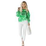 marshall thundering herd tie dye pattern green hoodie best selling