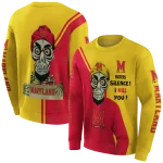 maryland terrapins achmed skull red hoodie best selling