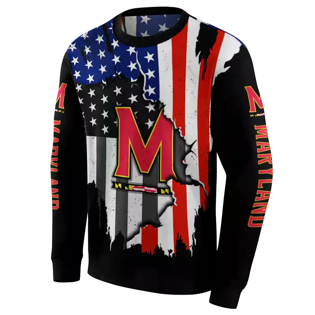 maryland terrapins american pride black hoodie new arrival maryland terrapins american pride black hoodie new arrival