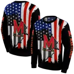 maryland terrapins american pride black hoodie best selling