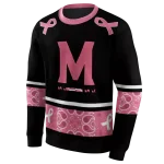 maryland terrapins awareness ribbon black pink hoodie best selling