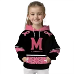 maryland terrapins awareness ribbon black pink hoodie best selling