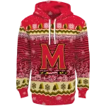 maryland terrapins christmas trees red hoodie best selling