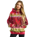 maryland terrapins christmas trees red hoodie best selling