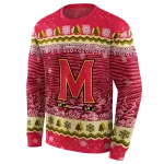 maryland terrapins christmas trees red hoodie best selling