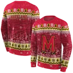 maryland terrapins christmas trees red hoodie best selling