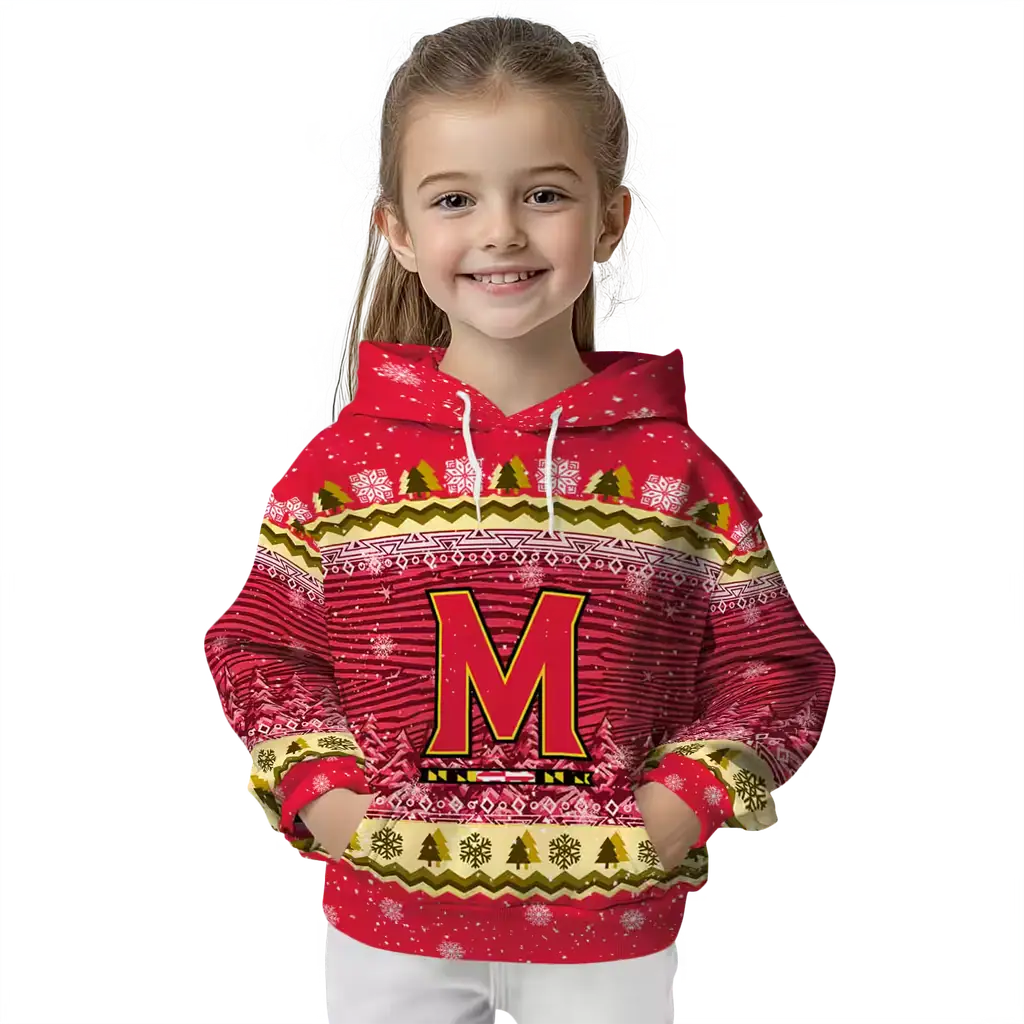 maryland terrapins christmas trees red hoodie top rated maryland terrapins christmas trees red hoodie top rated