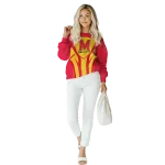 maryland terrapins concentric lines red black hoodie best selling