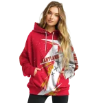 maryland terrapins dynamic slash red white hoodie best selling