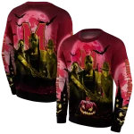 maryland terrapins halloween vibes red black hoodie best selling