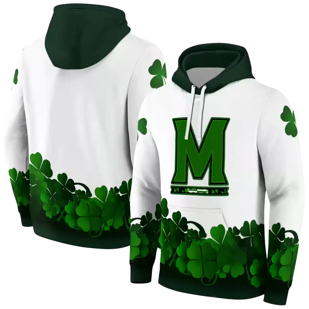 maryland terrapins lucky motif white green hoodie fashion forward maryland terrapins lucky motif white green hoodie fashion forward