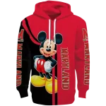 maryland terrapins mickey mouse red black hoodie best selling