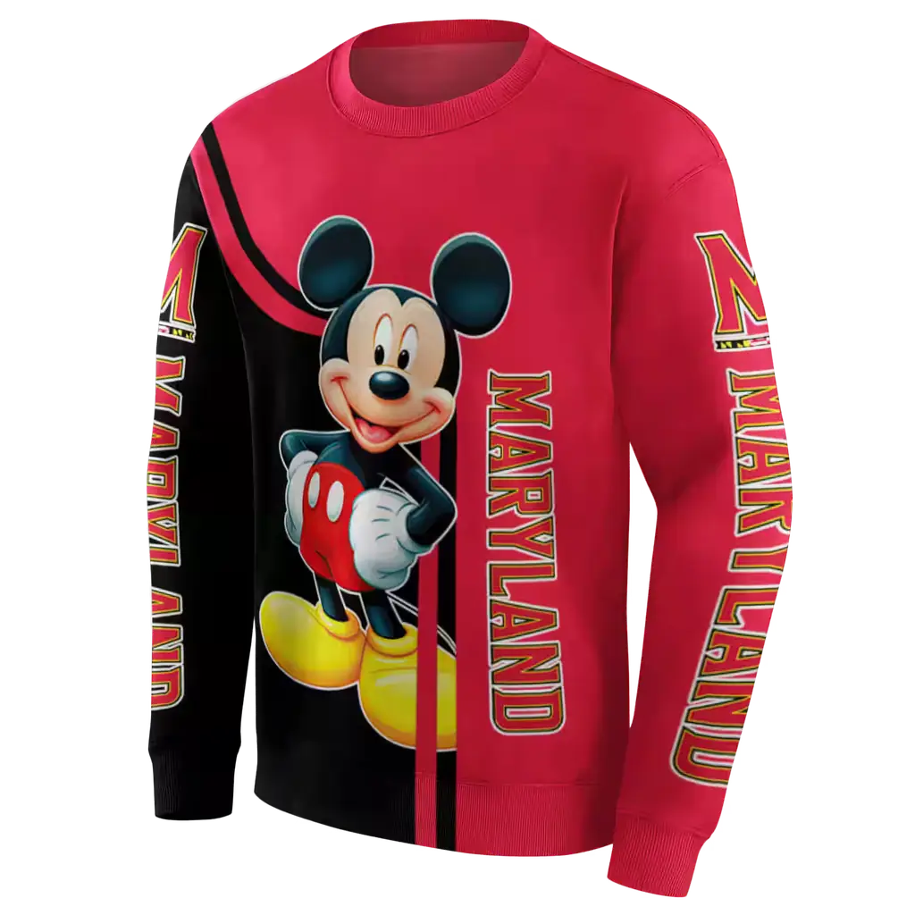 maryland terrapins mickey mouse red black hoodie new arrival maryland terrapins mickey mouse red black hoodie new arrival