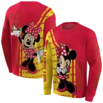 maryland terrapins minnie mouse red hoodie best selling