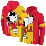 maryland terrapins playful snoopy red hoodie best selling