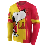 maryland terrapins playful snoopy red hoodie best selling