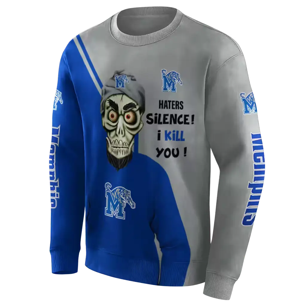 memphis tigers achmed skull blue hoodie new arrival memphis tigers achmed skull blue hoodie new arrival