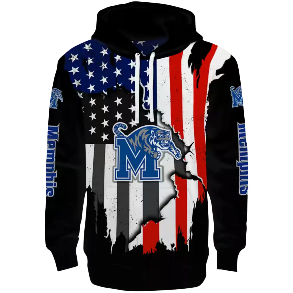 memphis tigers american pride black hoodie best selling memphis tigers american pride black hoodie best selling
